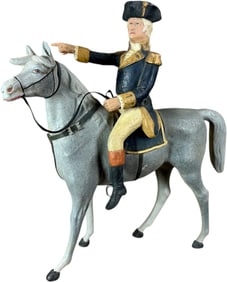 VERY LARGE GEORGE WASHINGTON ON HORSE