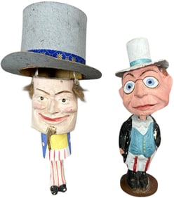 TWO UNCLE SAM FIGURES