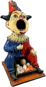 COLORFUL CLOWN BALL TOSS FIGURE