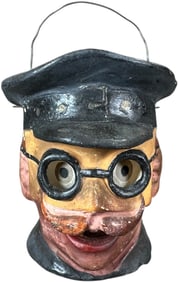 RARE CHAUFFER HEAD LANTERN