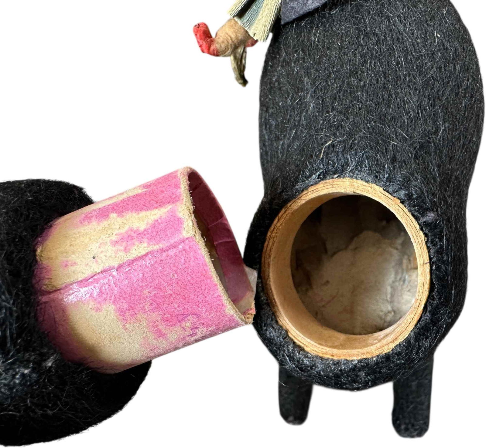 WITCH RIDING BLACK CAT CANDY CONTAINER - 8