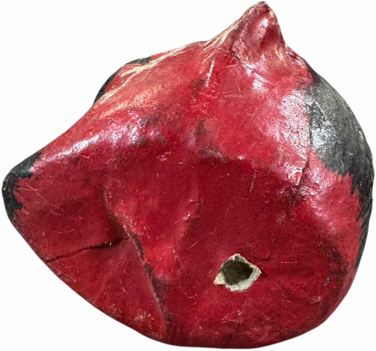 EARLY GERMAN DEVIL HEAD LANTERN - 7