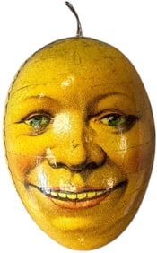 SMALL DOUBLE SIDED MOON FACE CANDY CONTAINER