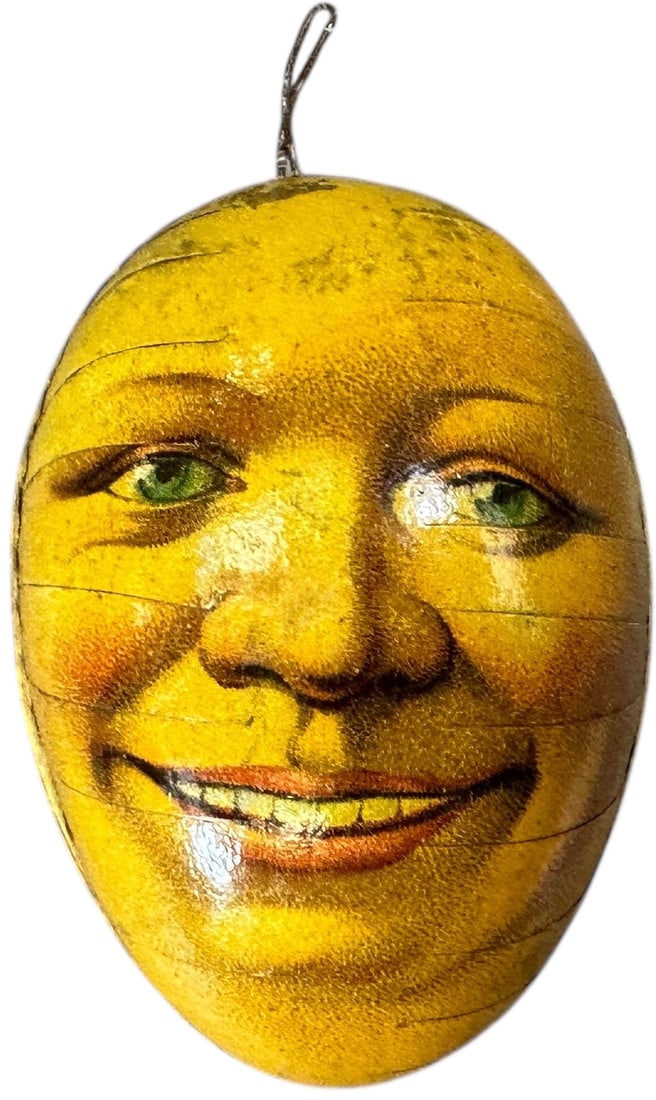 SMALL DOUBLE SIDED MOON FACE CANDY CONTAINER - 3