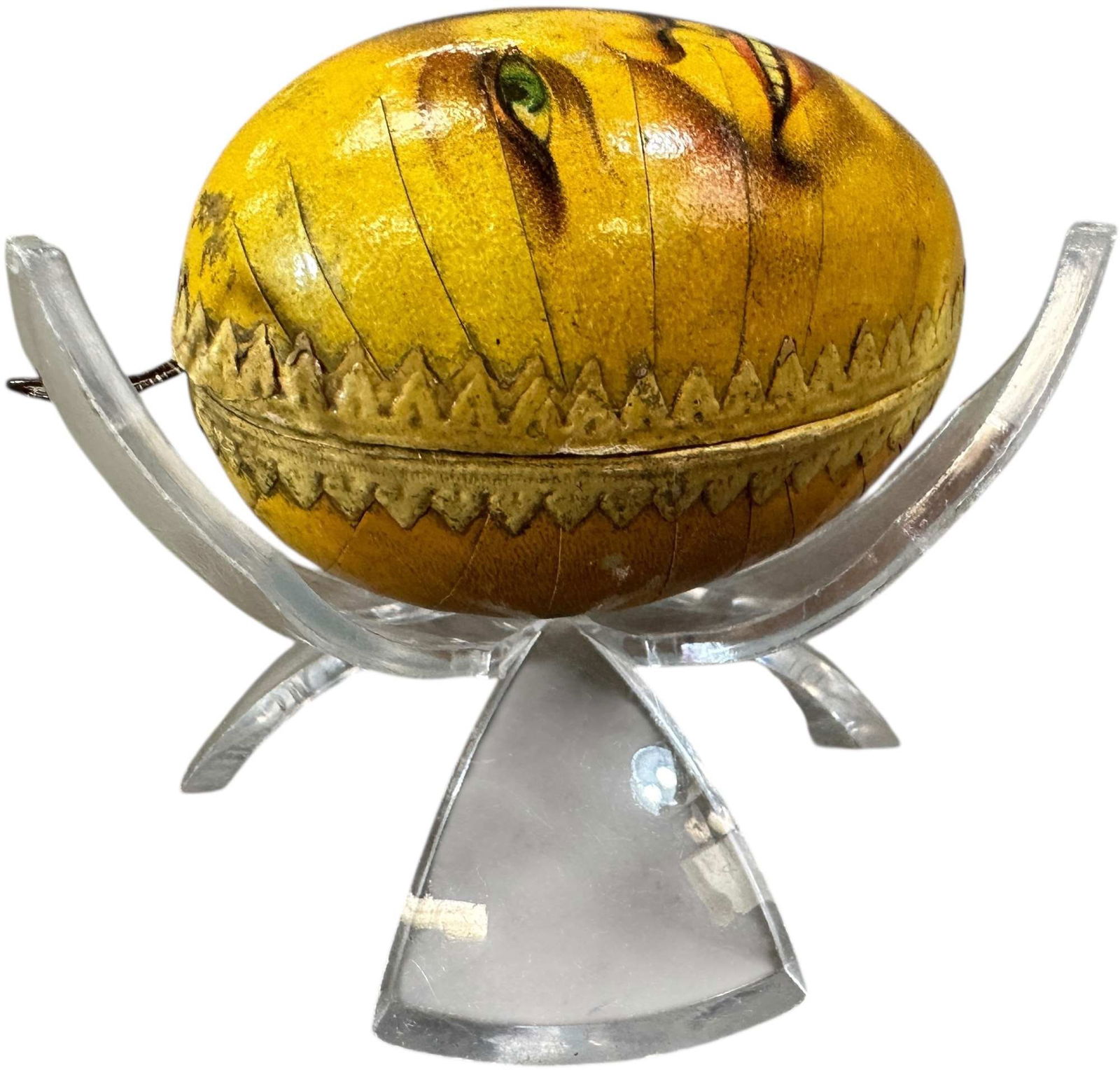 SMALL DOUBLE SIDED MOON FACE CANDY CONTAINER - 6