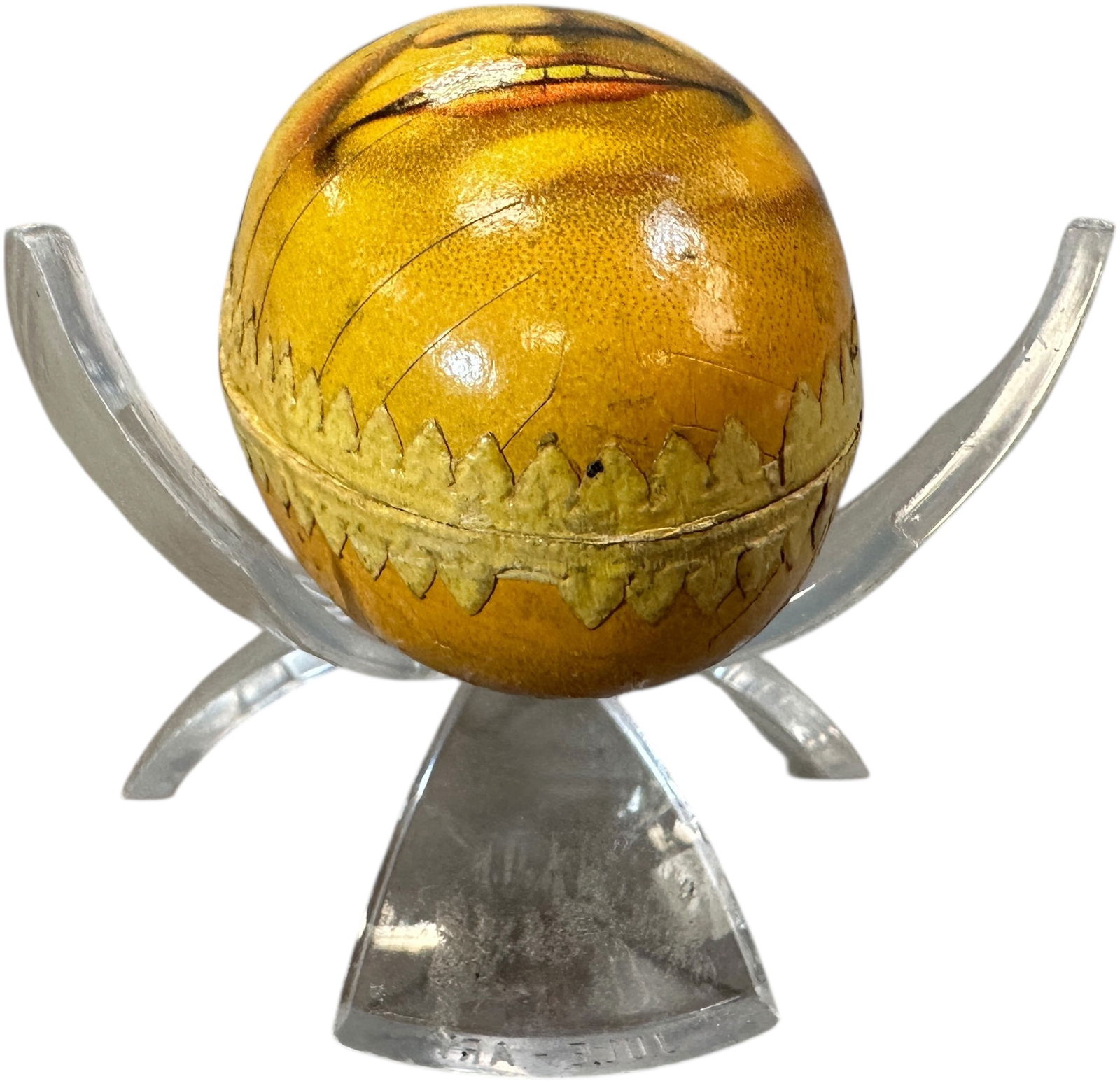 SMALL DOUBLE SIDED MOON FACE CANDY CONTAINER - 8