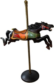 CW PARKER JUMPER CARVED CAROUSEL HORSE