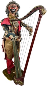 GUSTAV VICHY MONKEY MARQUIS HARP AUTOMATON
