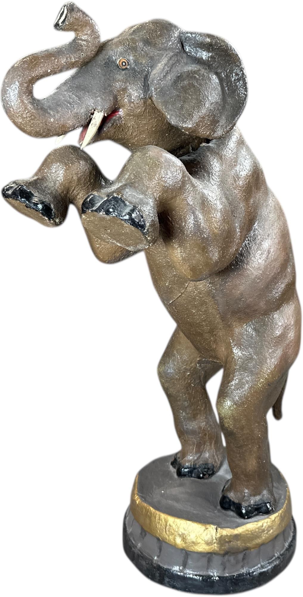 STANDING ELEPHANT ON BASE MECHANICAL NODDER - 13