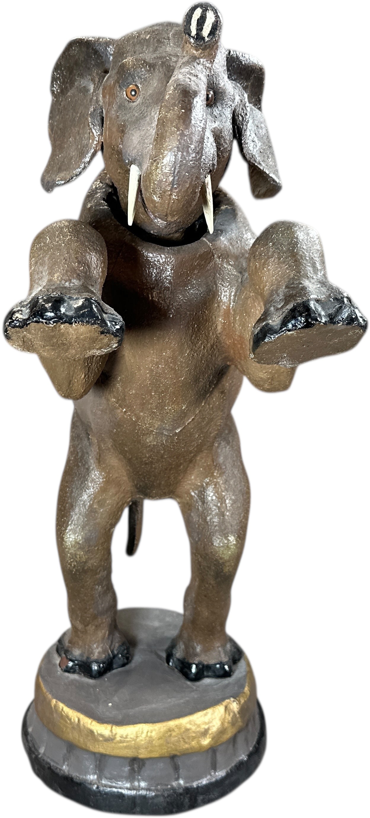 STANDING ELEPHANT ON BASE MECHANICAL NODDER - 16