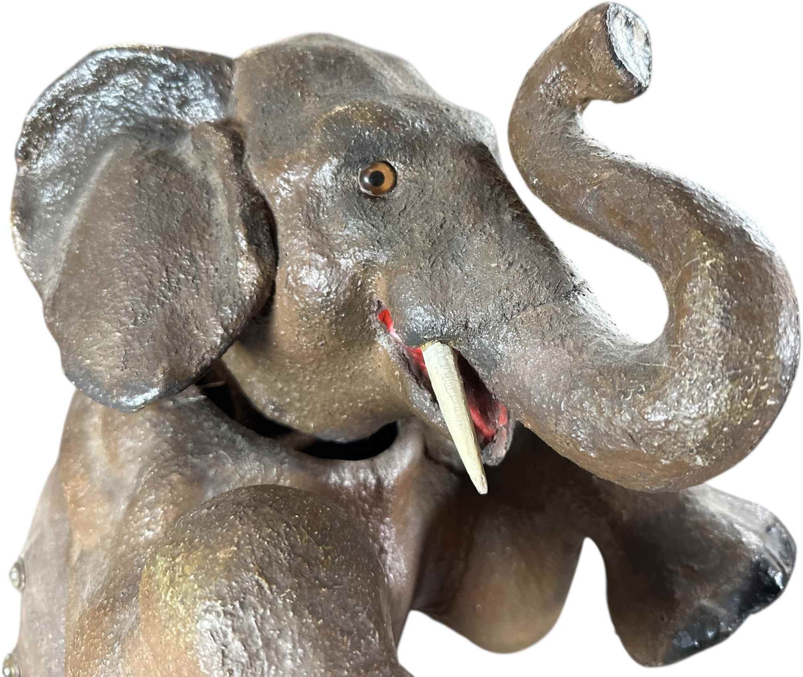 STANDING ELEPHANT ON BASE MECHANICAL NODDER - 5