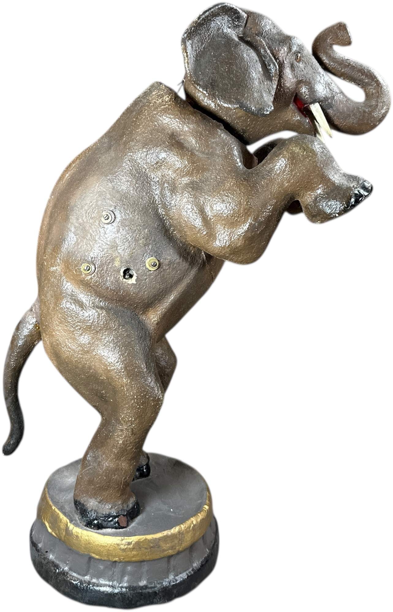 STANDING ELEPHANT ON BASE MECHANICAL NODDER - 6