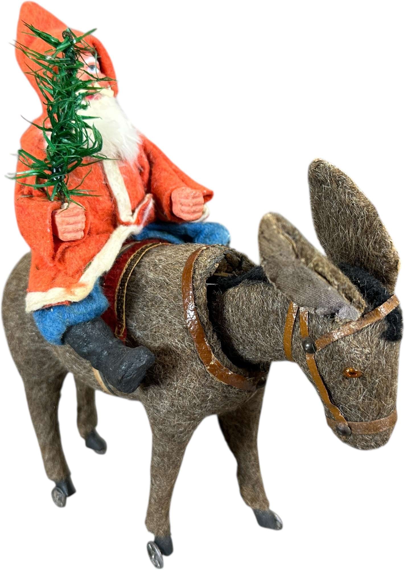 SANTA RIDING NODDING DONKEY