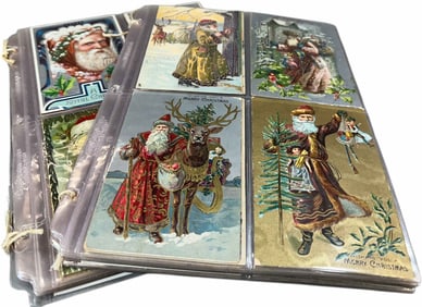 LARGE GROUPING OF CHRISTMAS POSTCARDS