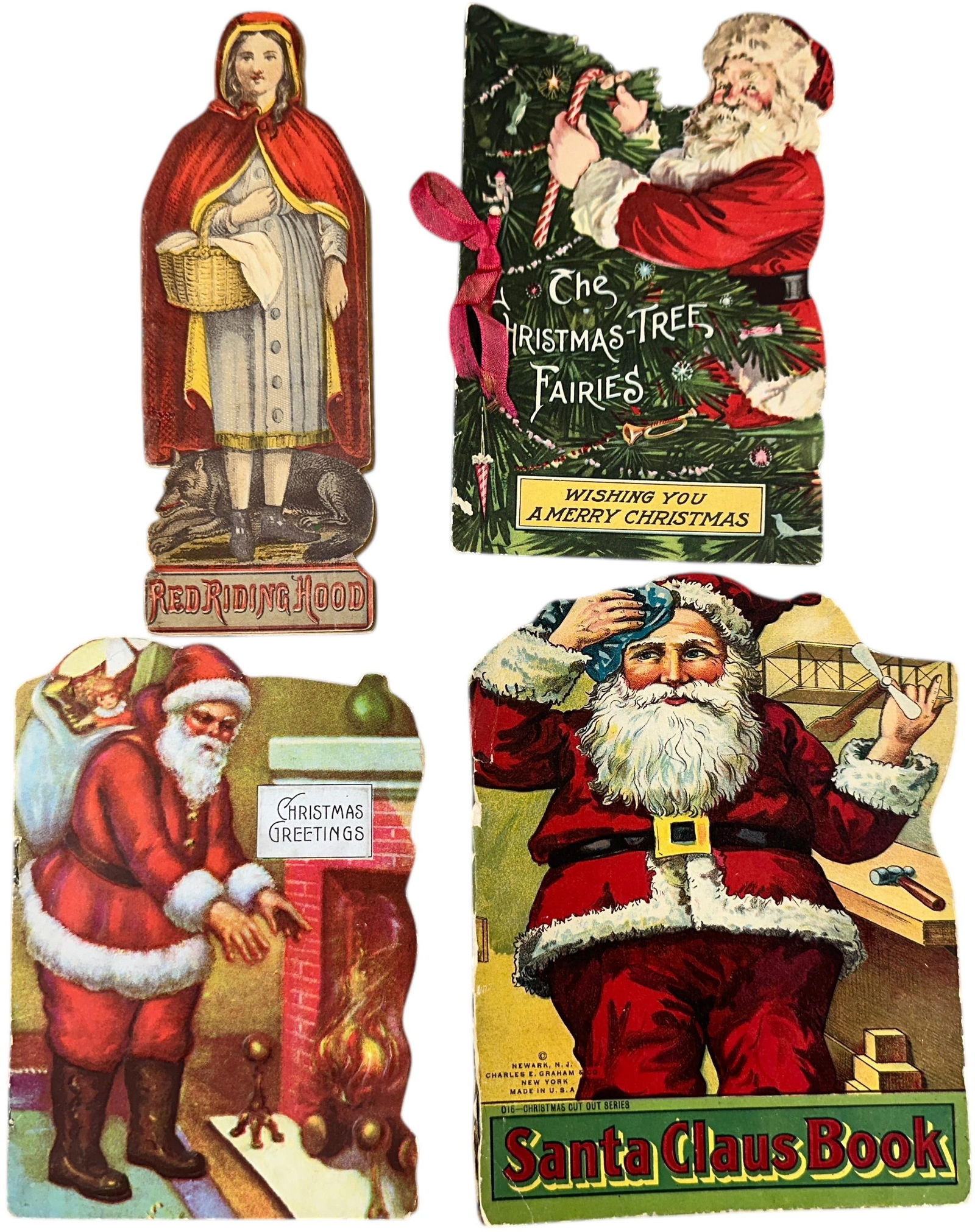 RED RIDING HOOD & CHRISTMAS DIECUT BOOKS (1 of 5)