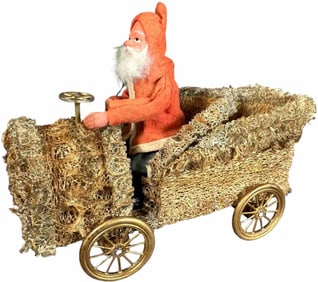 SANTA IN LOOFAH AUTOMOBILE