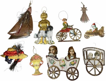 GROUPING OF DIECUT ORNAMENTS