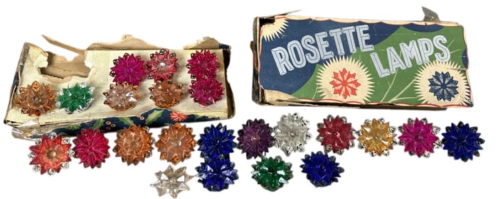 BOXED ROSETTE LAMP LIGHTS