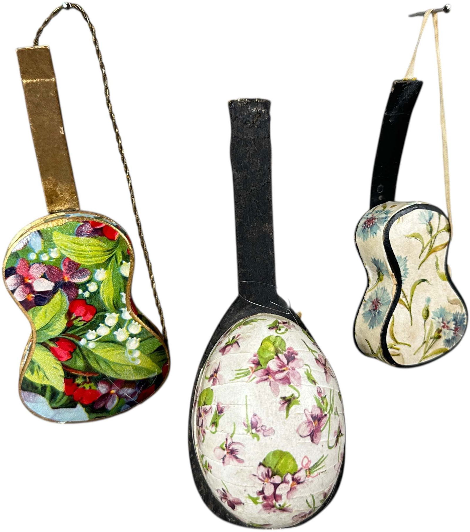 THREE DRESDEN GUITARS CANDY CONTAINERS - 2