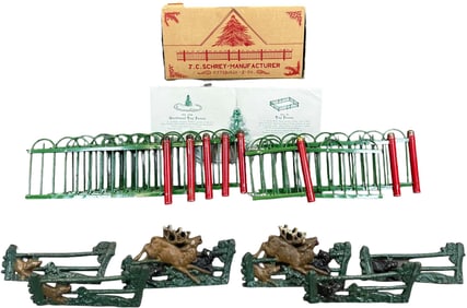 BOXED J.C. SCHREY SECTIONAL TOY FENCE
