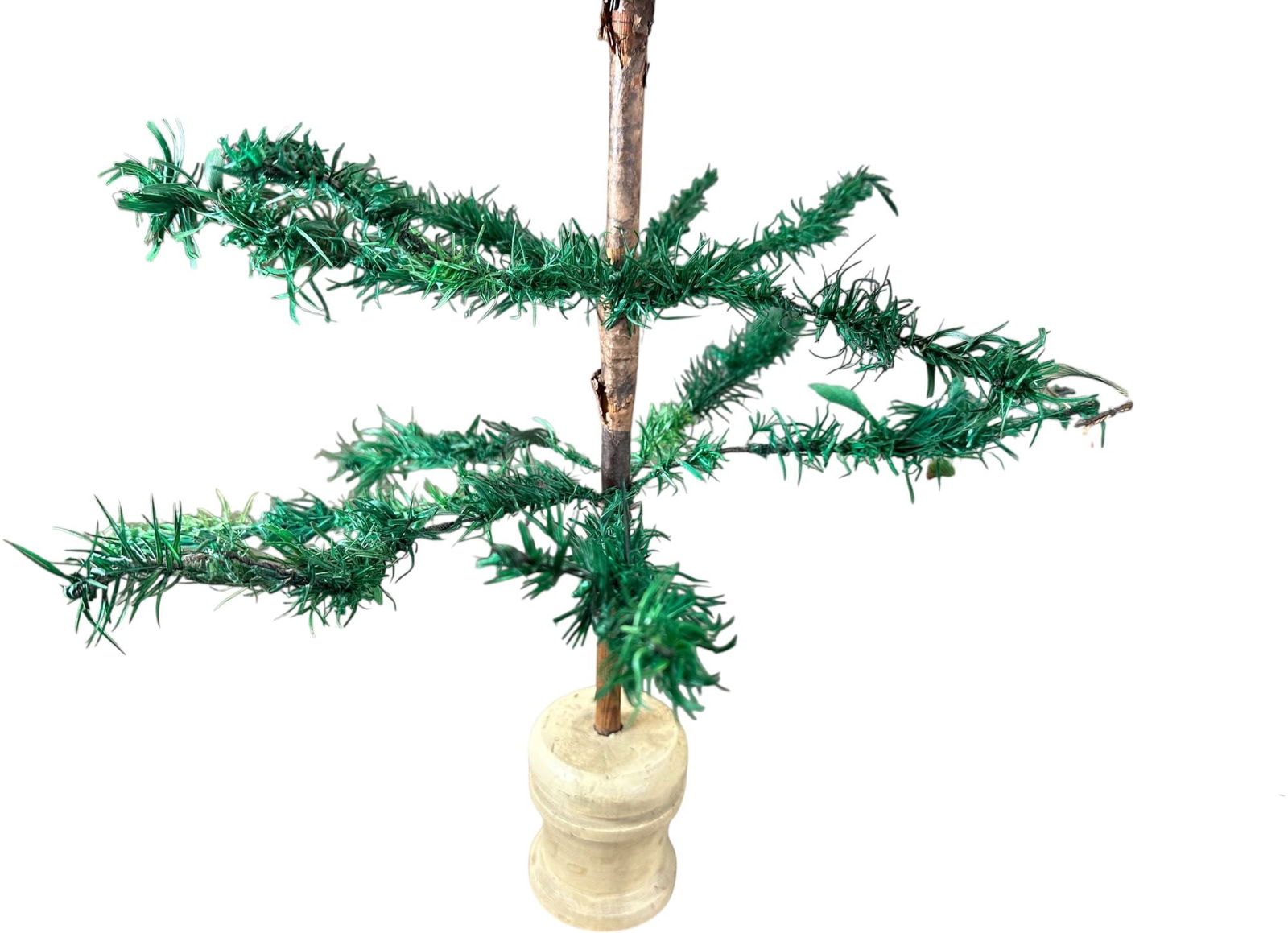 TWO SMALL GERMAN FEATHER TREES - 5