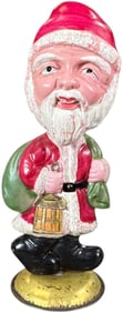 CELLULOID SANTA CLAUS RUBBER BAND NODDER
