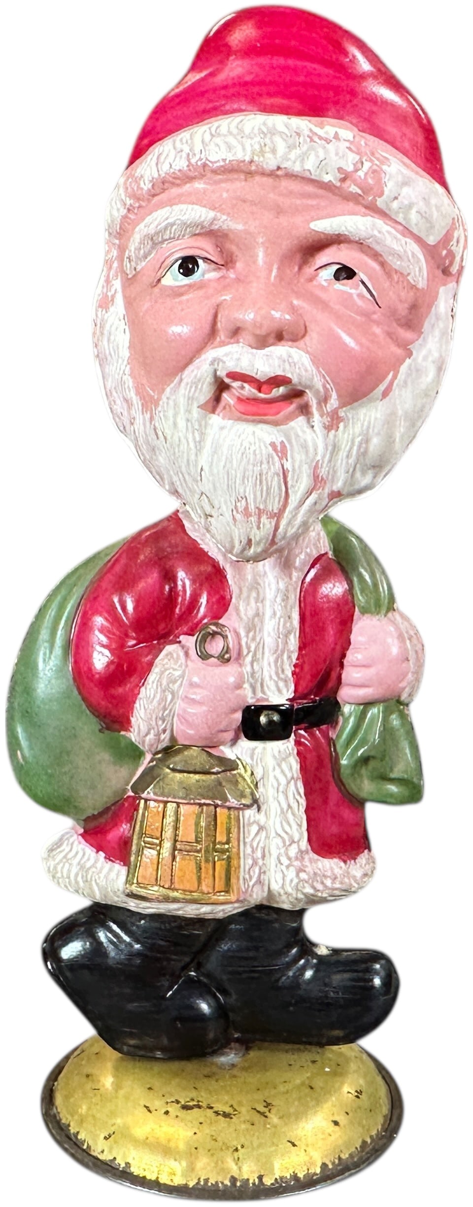 CELLULOID SANTA CLAUS RUBBER BAND NODDER (1 of 8)