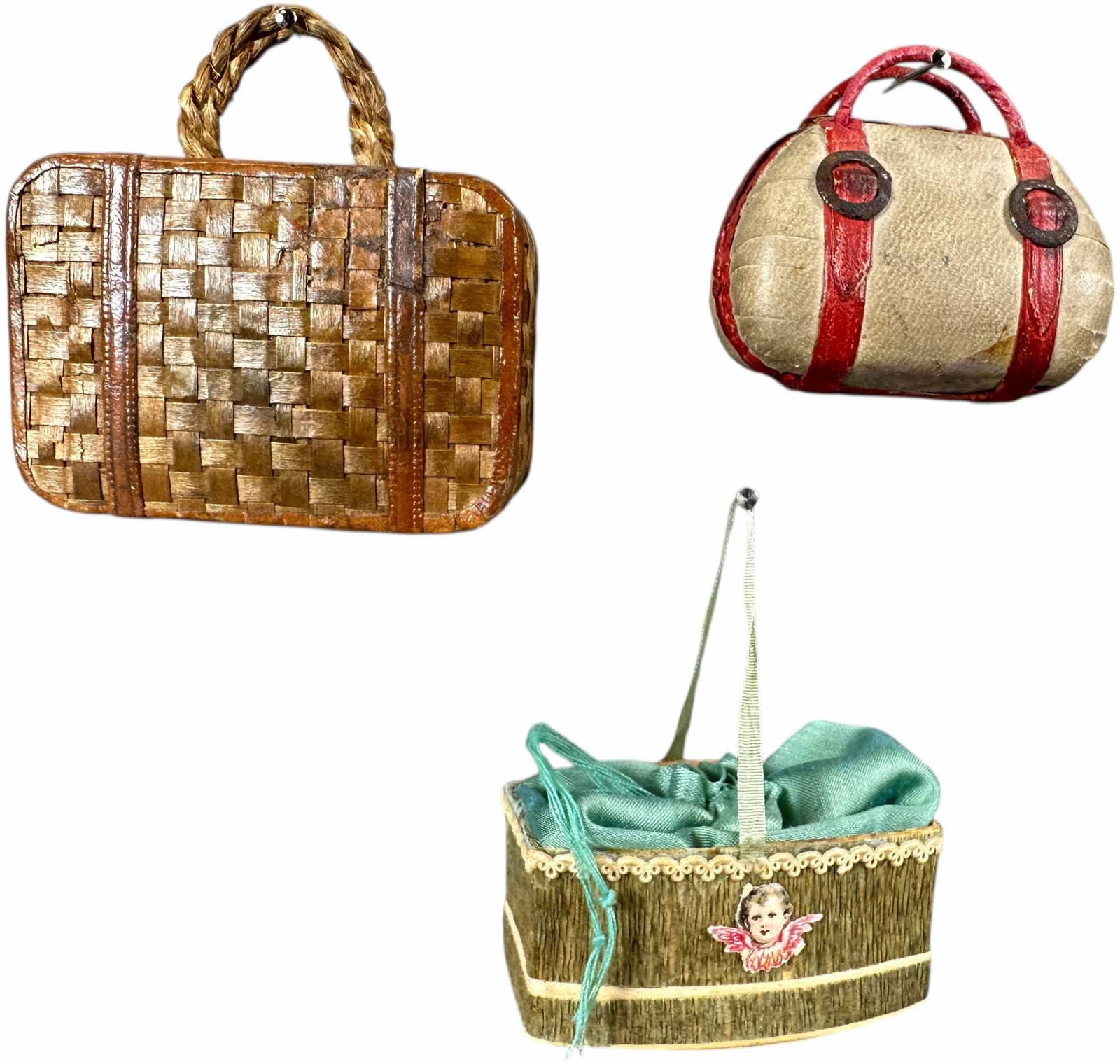 THREE DRESDEN CANDY CONTAINERS (1 of 7)