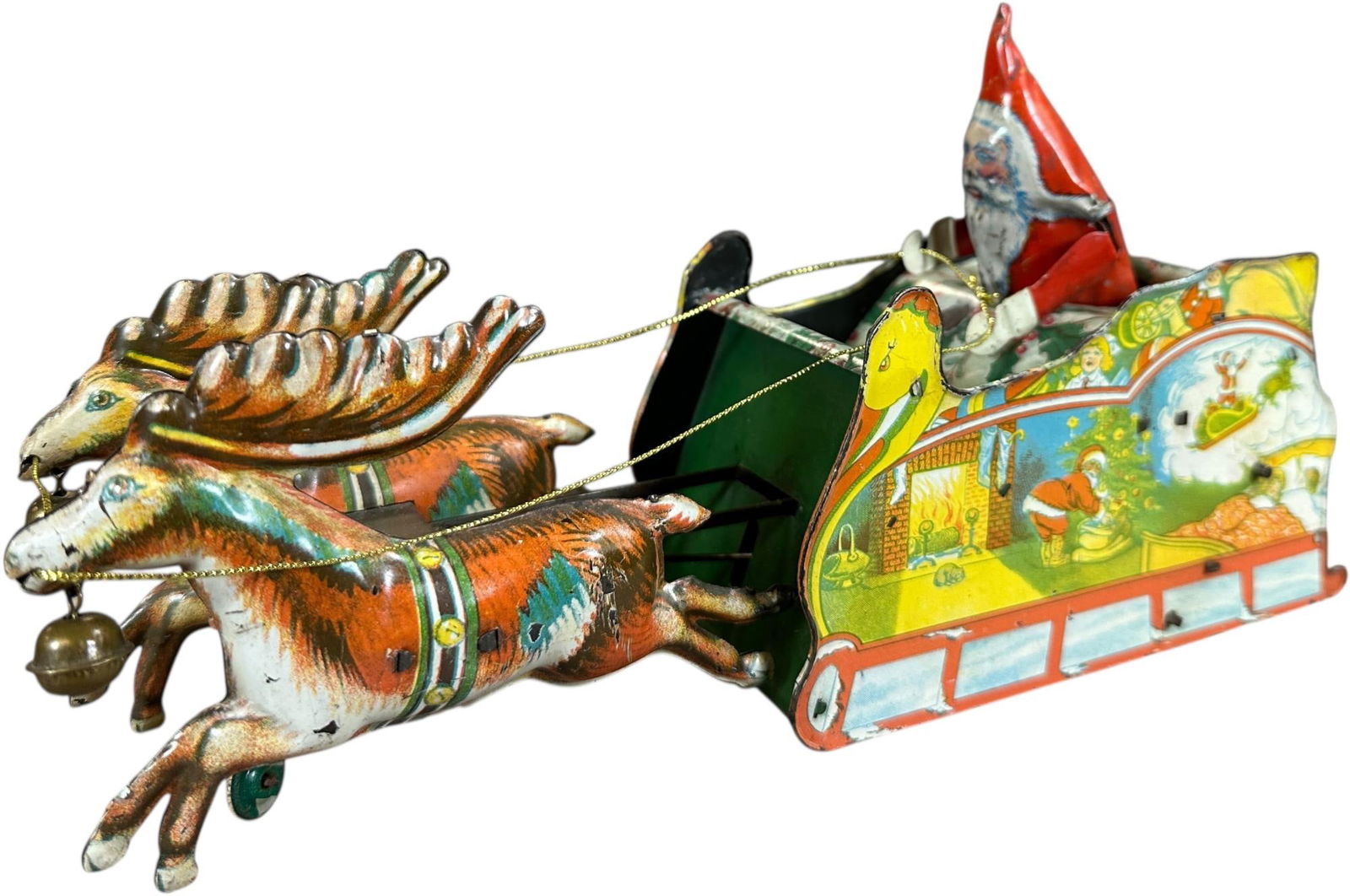 STRAUSS SANTEE CLAUS WIND-UP TOY (1 of 8)