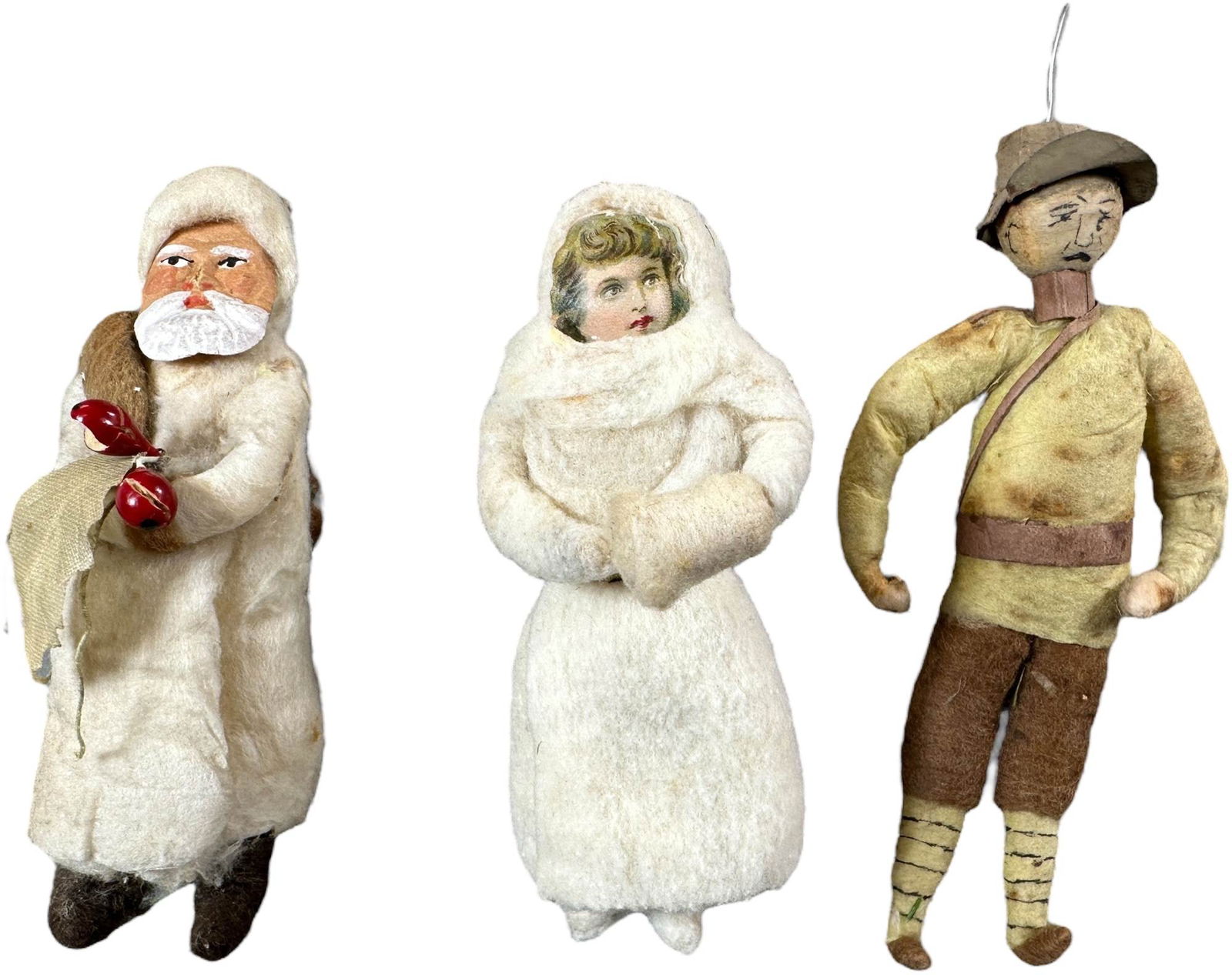 THREE PEOPLE COTTON ORNAMENTS (1 of 4)