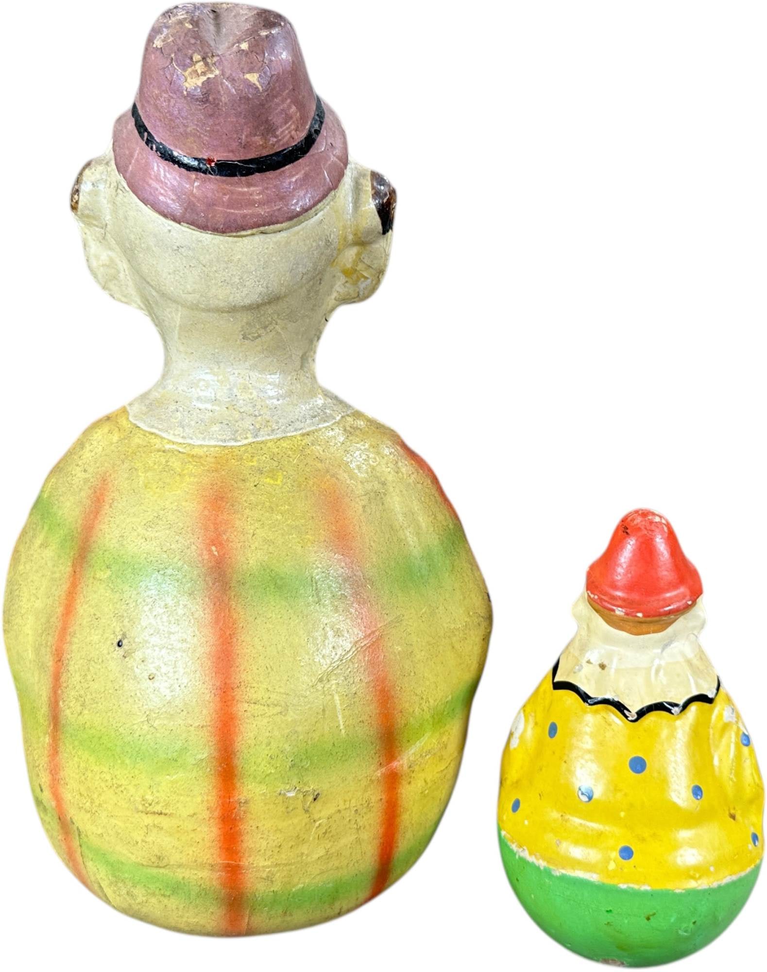 TWO CLOWN THEME ROLY POLY TOYS - 4