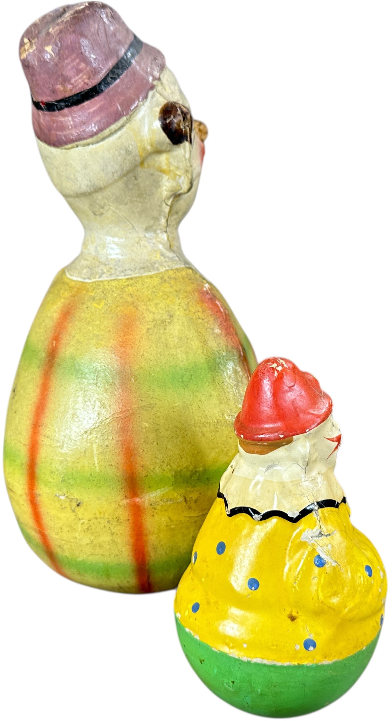 TWO CLOWN THEME ROLY POLY TOYS - 5