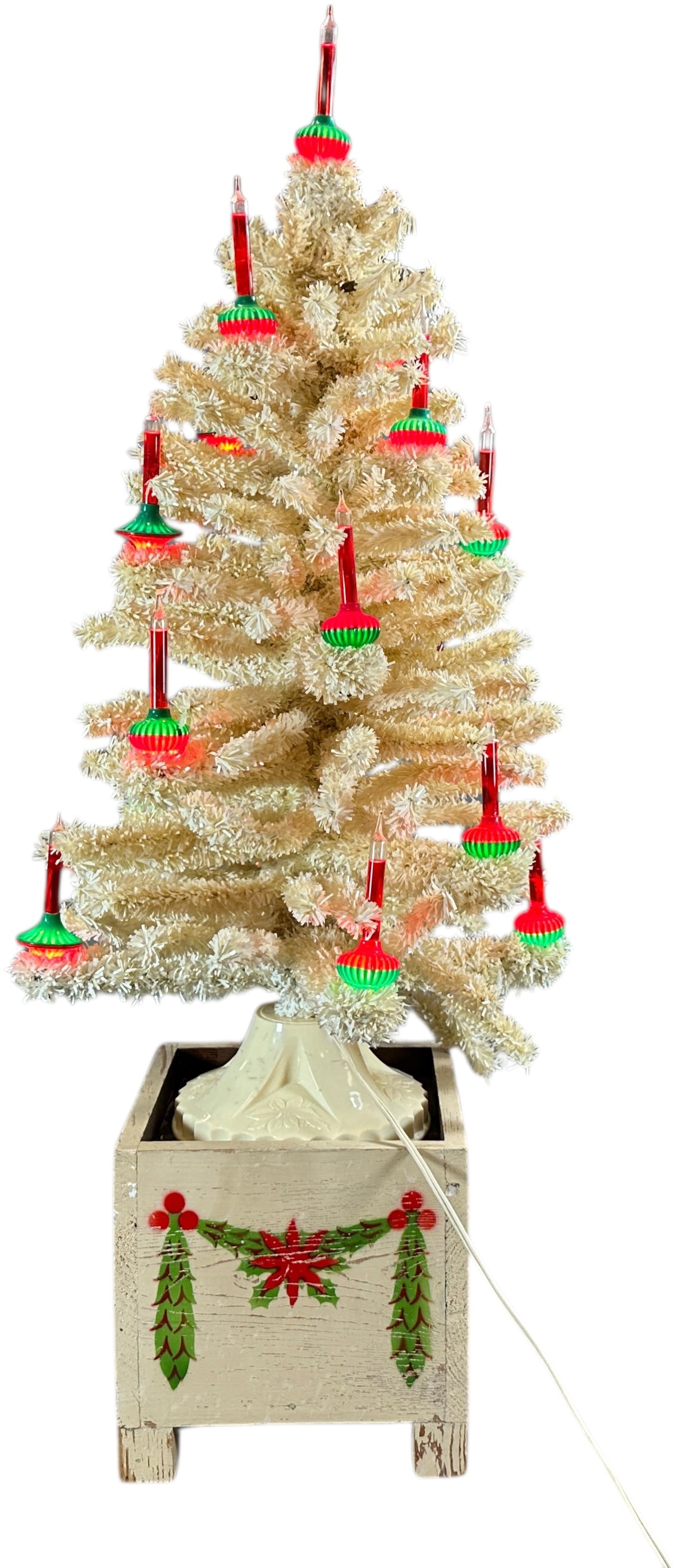 WHITE BUBBLE TREE W/ LIGHTS - 2