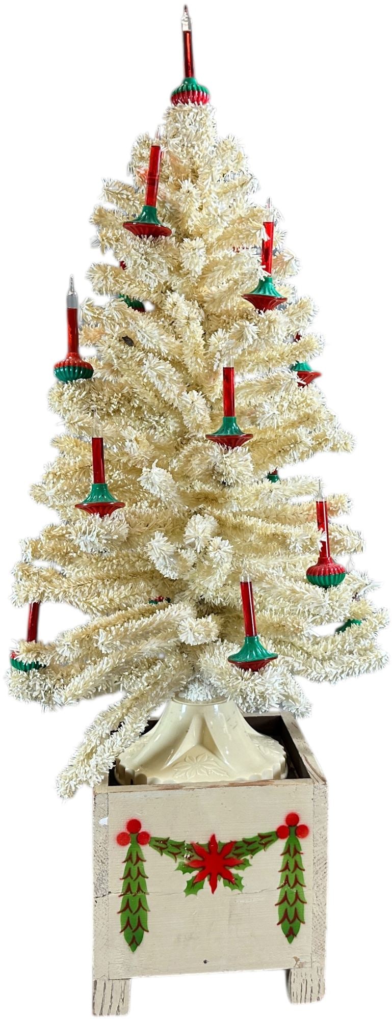 WHITE BUBBLE TREE W/ LIGHTS - 5