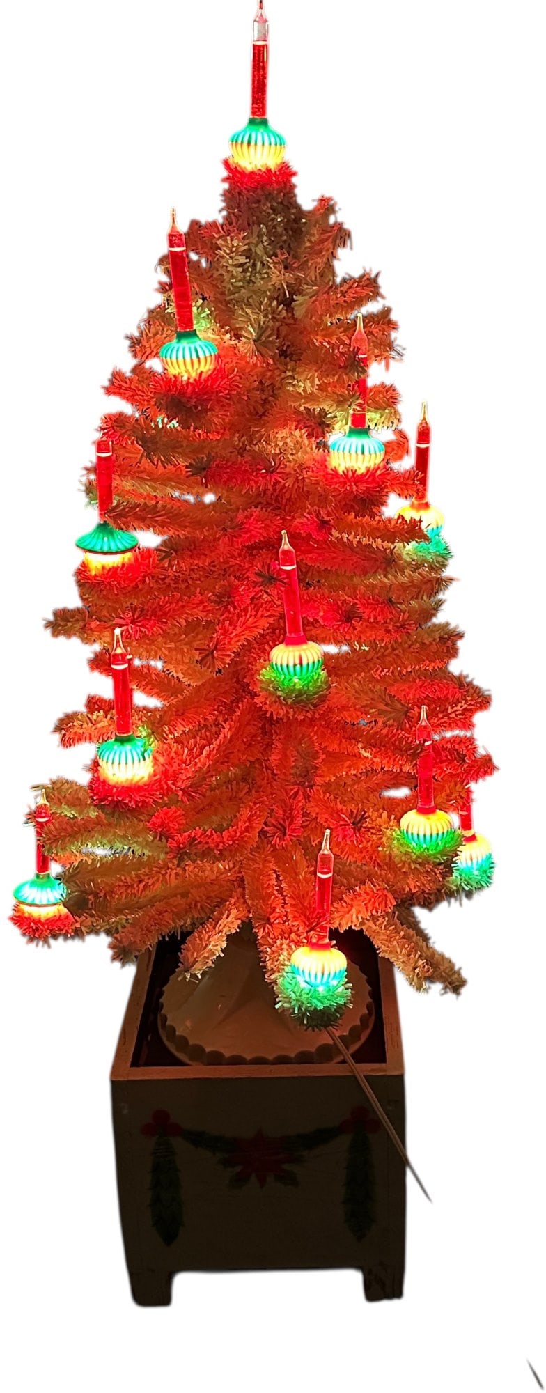 WHITE BUBBLE TREE W/ LIGHTS - 6