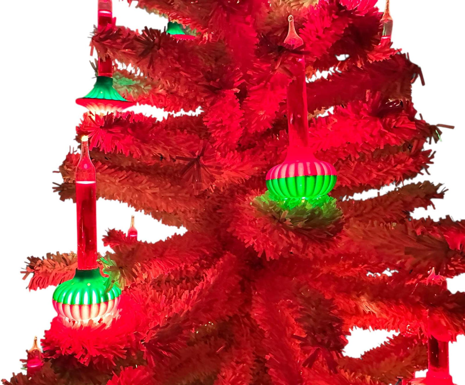 WHITE BUBBLE TREE W/ LIGHTS - 8