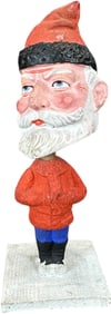 SCARCE GERMAN BOBBLE HEAD SANTA
