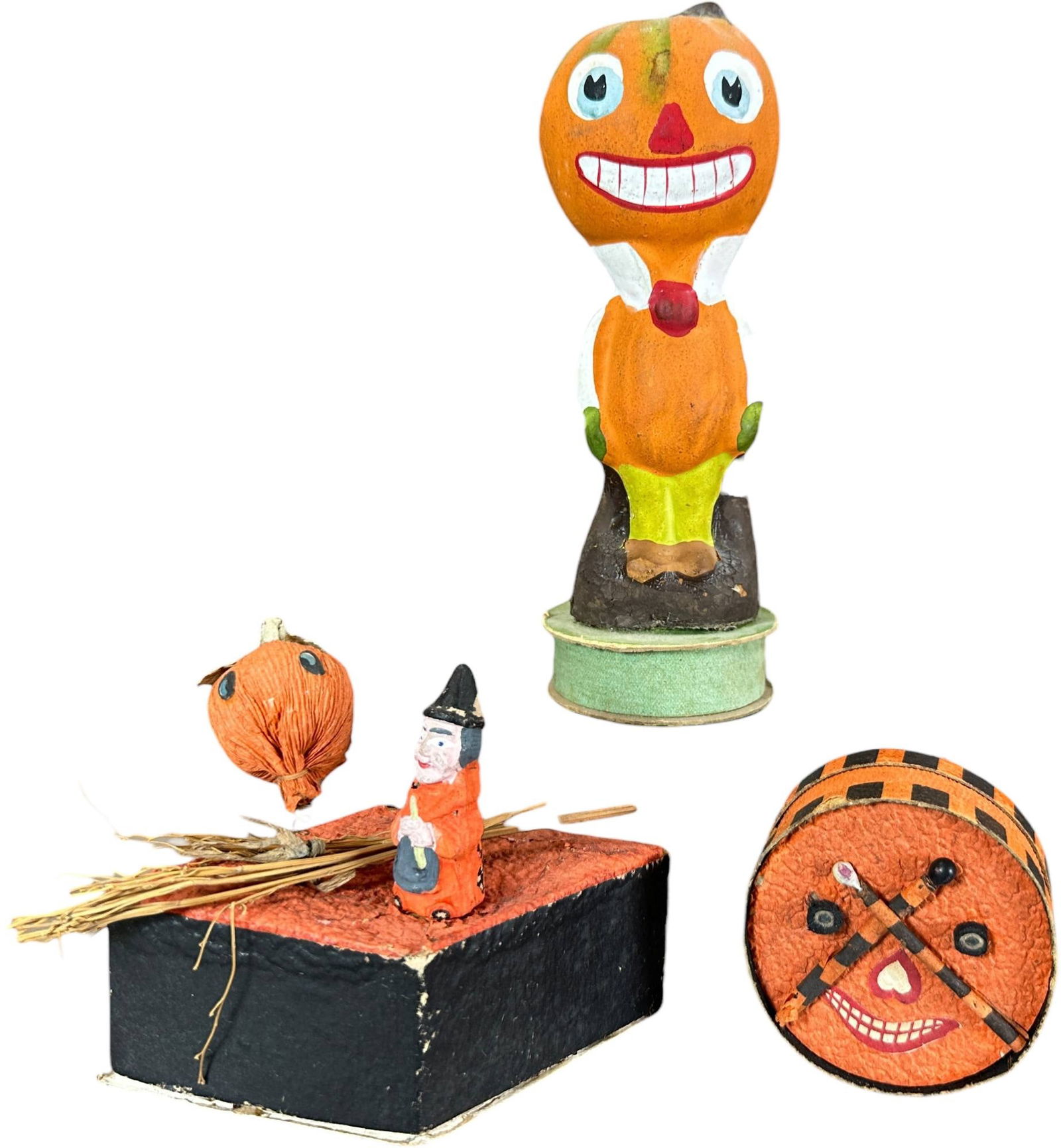 THREE HALLOWEEN CANDY CONTAINERS (1 of 5)