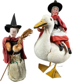 WITCH CANDY CONTAINER & MOTHER GOOSE
