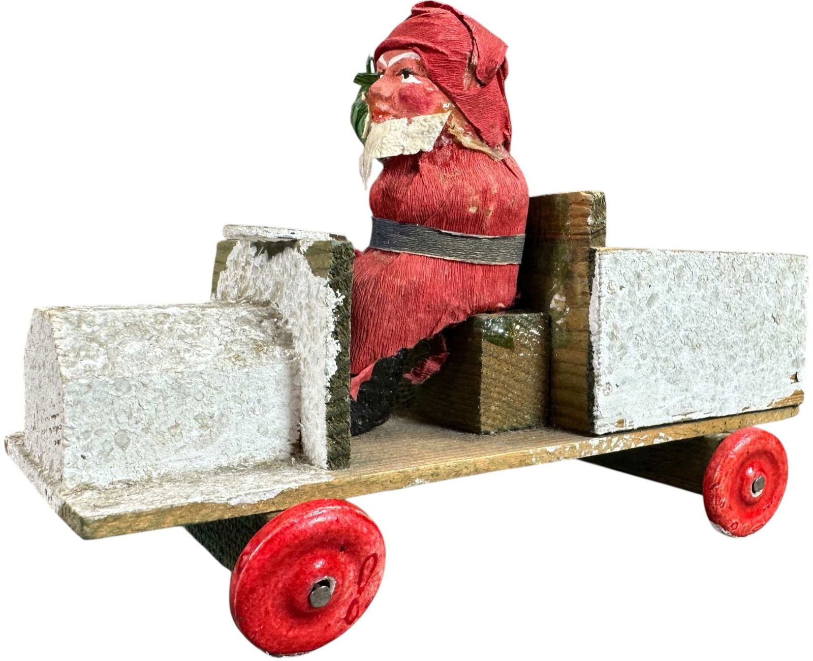 SANTA DRIVING A SNOW FLECKED TRUCK (1 of 7)