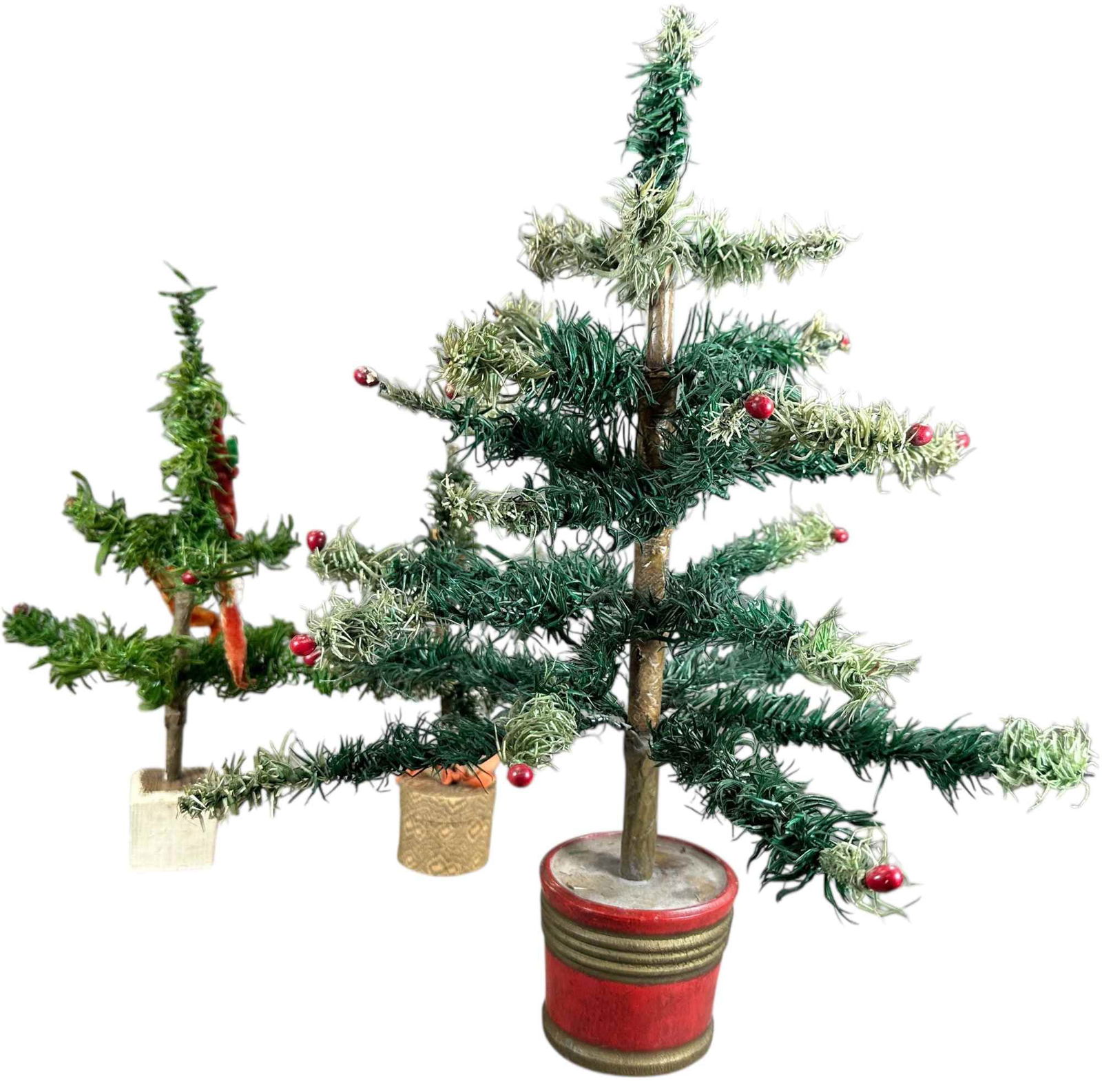 THREE SMALL FEATHER TREES - 4