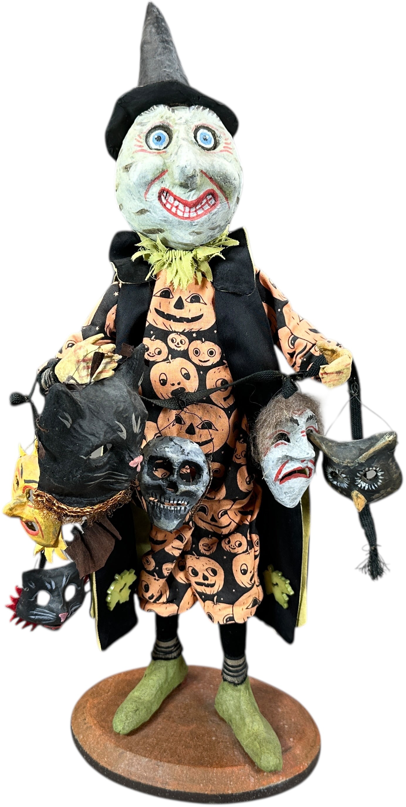 TALL JACK ROADS HALLOWEEN WITCH MASK SELLER (1 of 12)