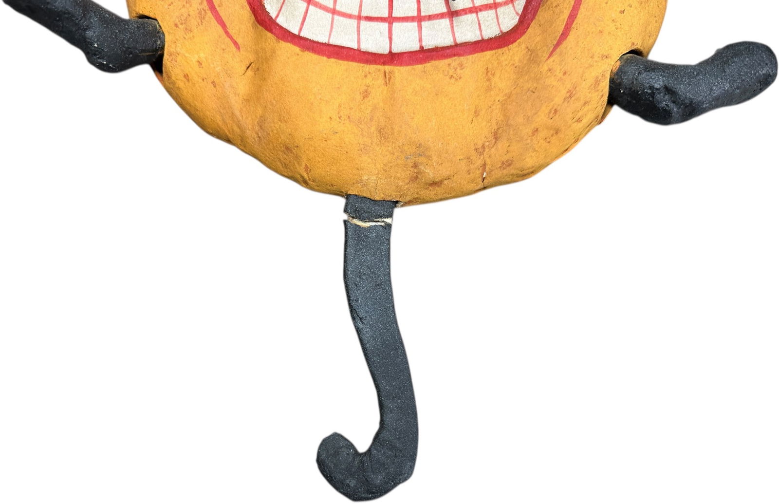 WHIMSY PUMPKIN BLACK CAT CLOCK - 5