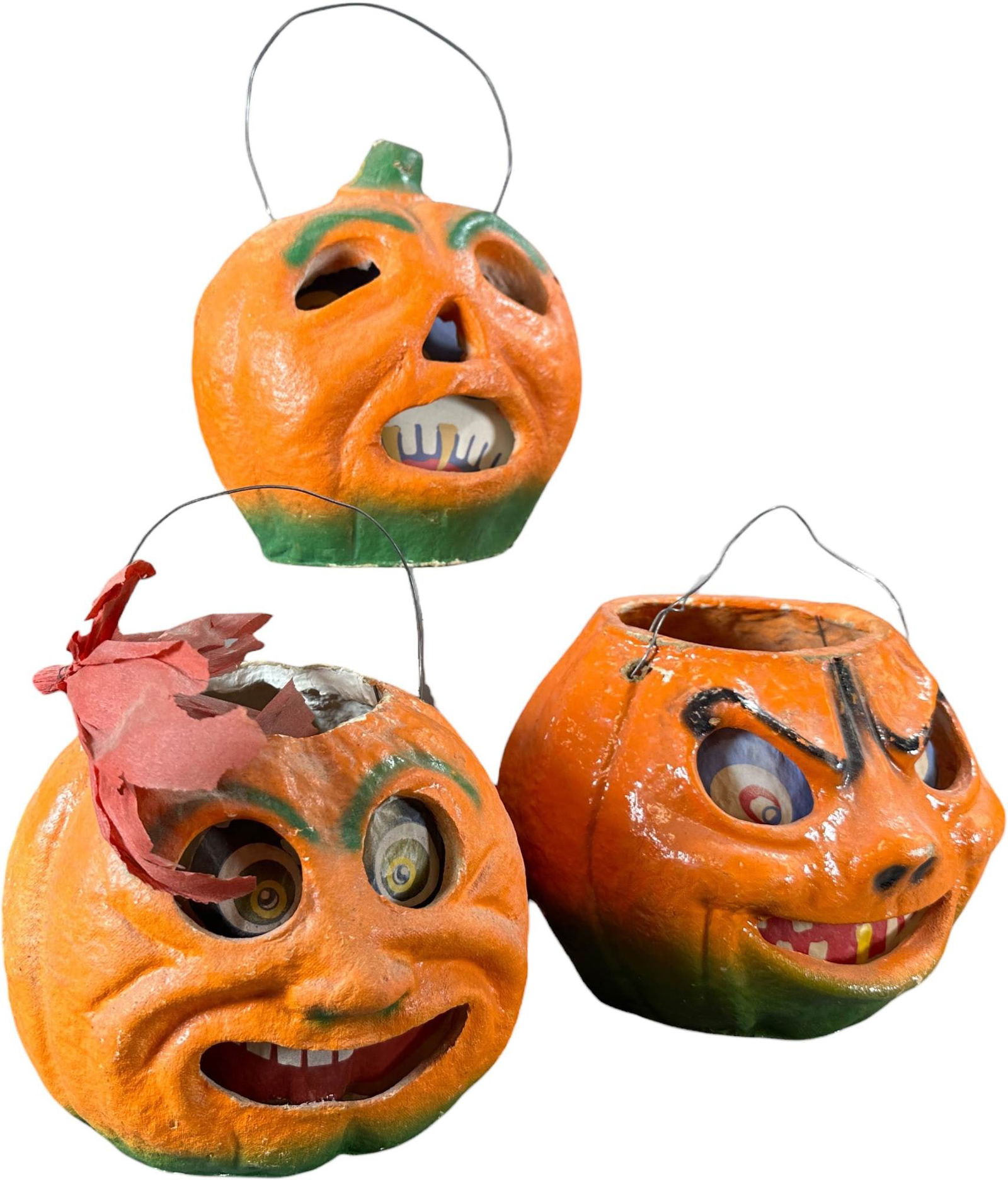 THREE LARGE HALLOWEEN LANTERNS - 2