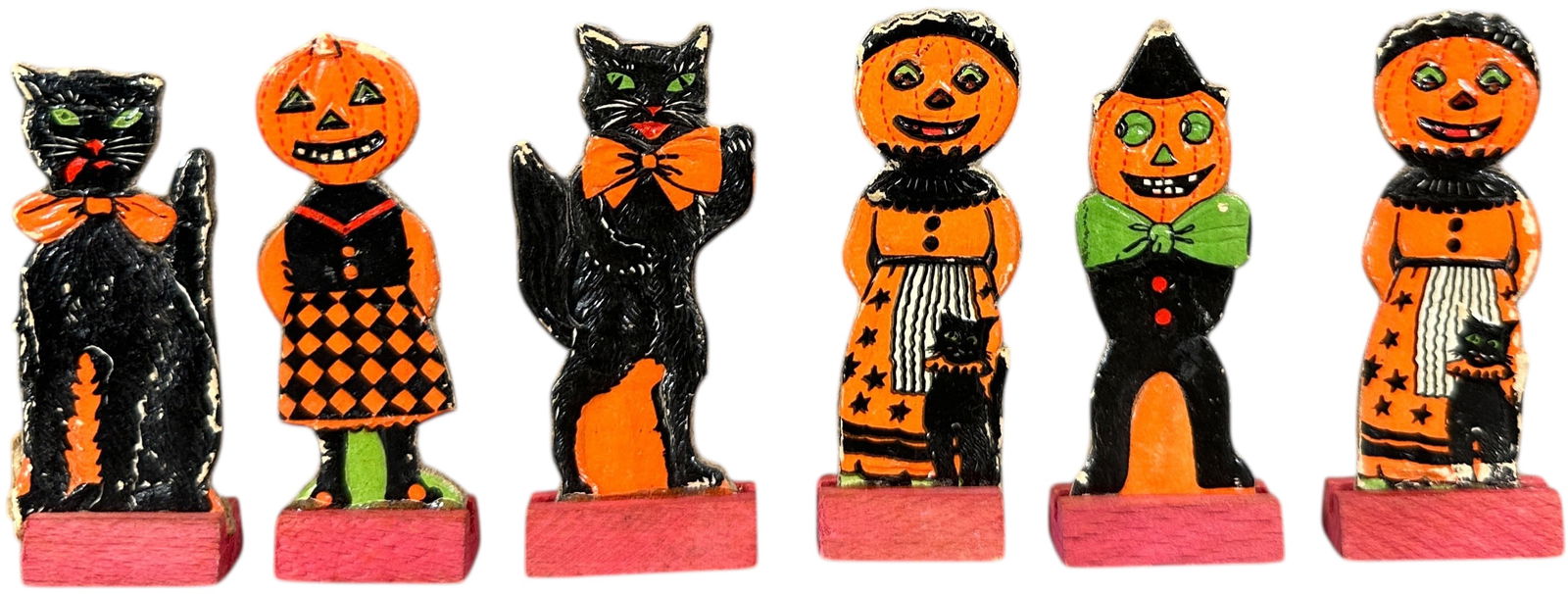 SIX GERMAN HALLOWEEN SKITTLE FIGURES (1 of 4)
