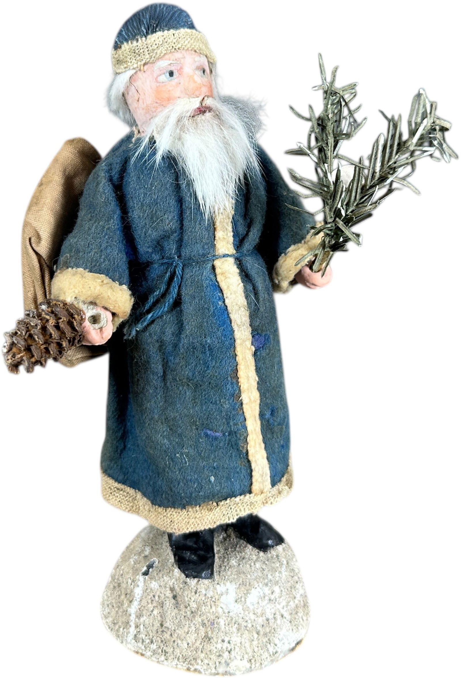 BLUE COAT SANTA CANDY CONTAINER - 2