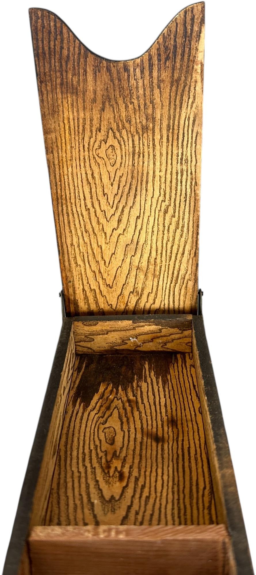 SMALL WOODEN SLED CANDY CONTAINER - 5