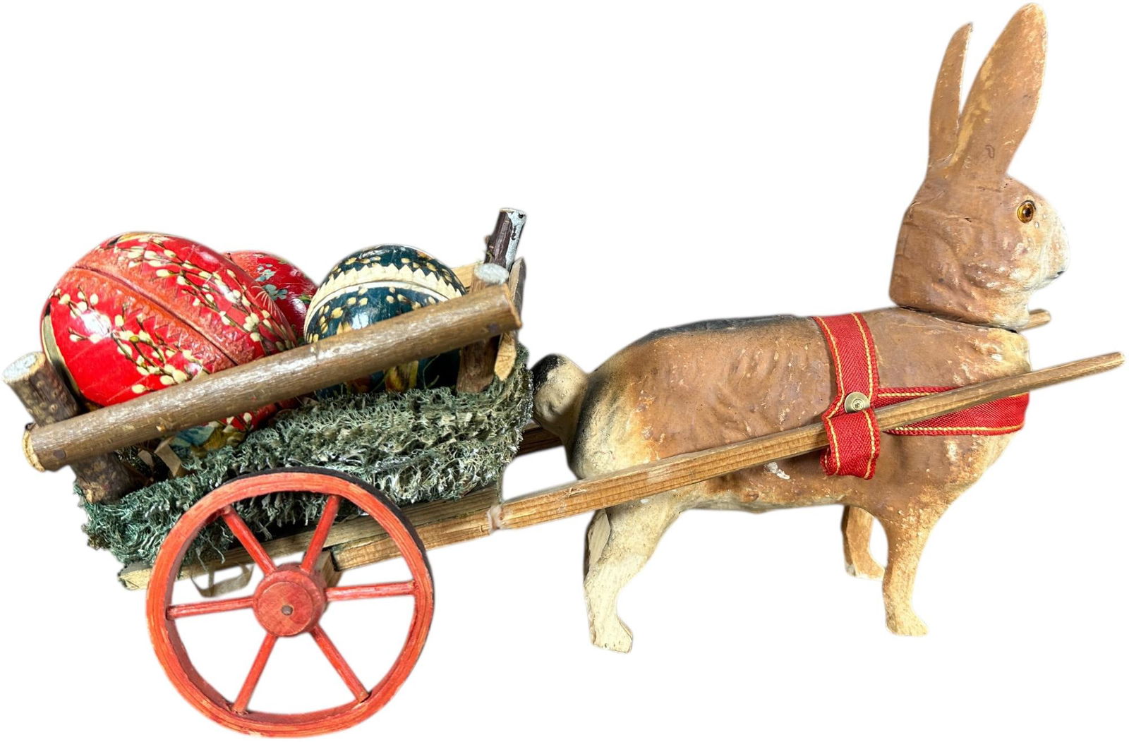 RABBIT CANDY CONTAINER EGG WAGON - 5