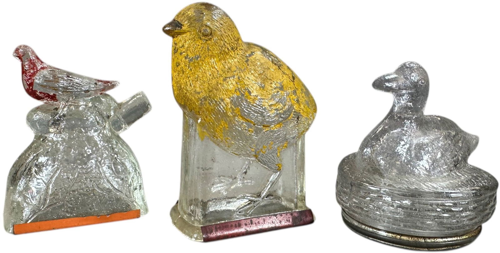 48560040 THREE ANIMAL CANDY CONTAINERS (1 of 6)