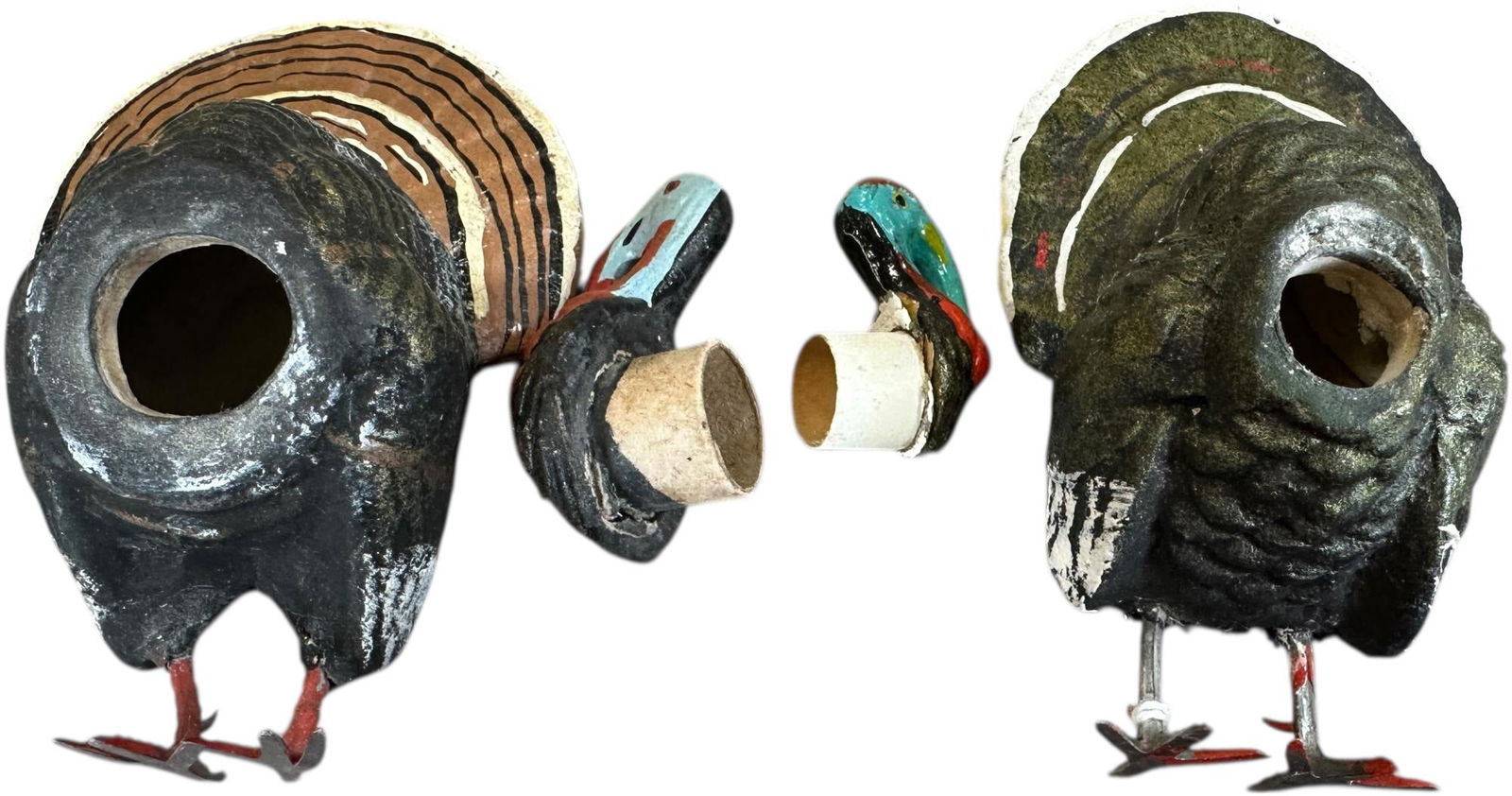 TWELVE SMALL GERMAN COMPOSITION TURKEYS - 7